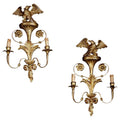 Paire d'appliques murales XXe