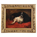 Portrait Of a King Charles Spaniel British oil